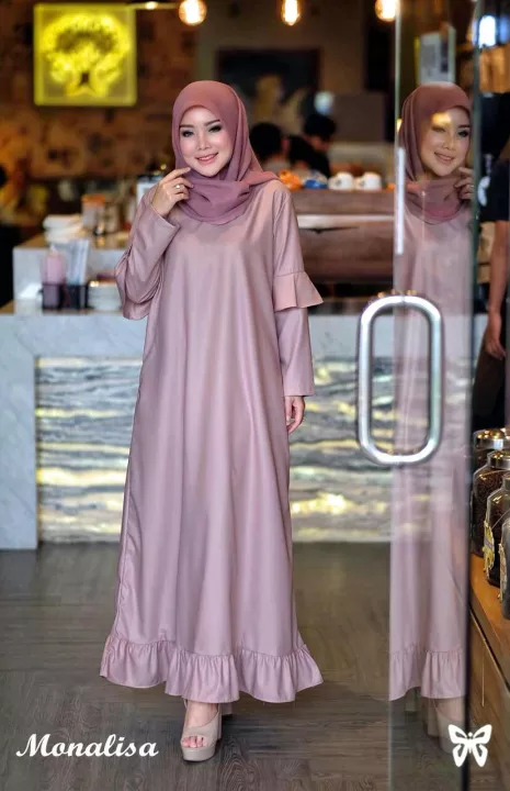 Detail Gambar Baju Gamis Polos Nomer 37