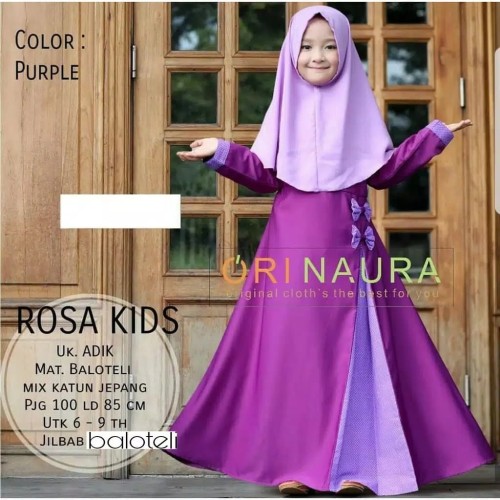 Detail Gambar Baju Gamis Untuk Anak Anak Nomer 24