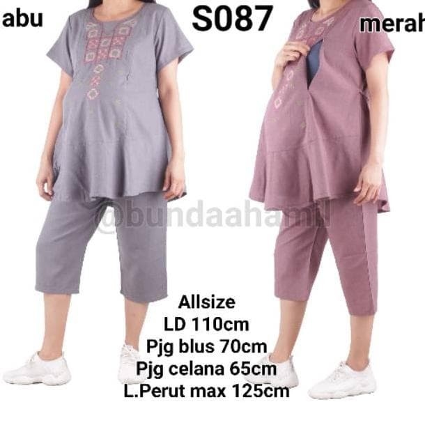 Detail Gambar Baju Hamil Setelan Celana Nomer 37