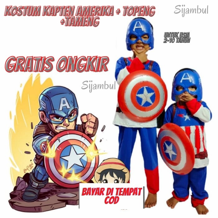 Detail Gambar Baju Kapten Amerika Nomer 46