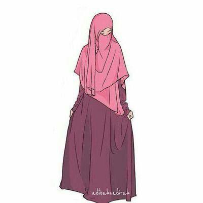 Detail Gambar Baju Kartun Muslimah Nomer 24