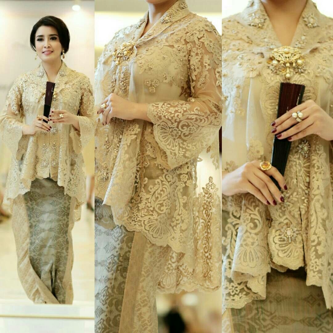 Detail Gambar Baju Kebaya Brokat Muslim Nomer 20