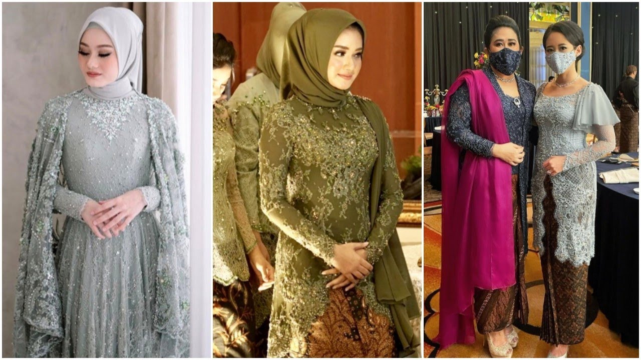 Detail Gambar Baju Kebaya Brokat Muslim Nomer 47