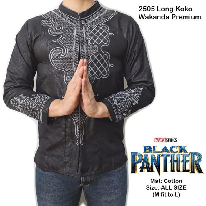 Detail Gambar Baju Koko Black Panther Nomer 26