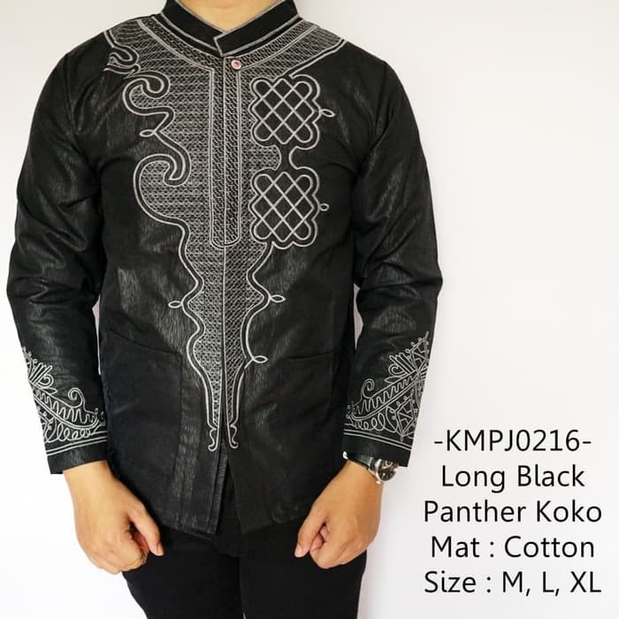 Detail Gambar Baju Koko Black Panther Nomer 44