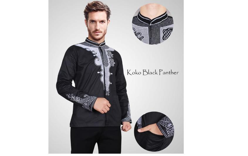 Detail Gambar Baju Koko Black Panther Nomer 45