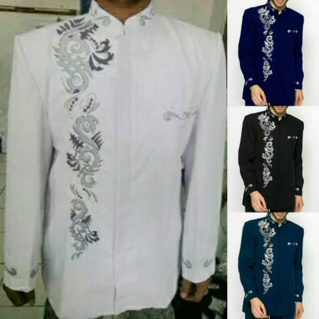 Detail Gambar Baju Koko Bordir Nomer 7