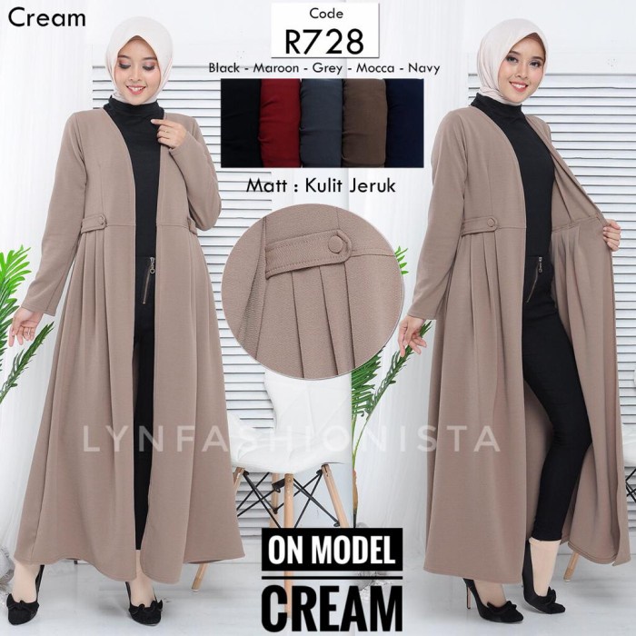 Detail Gambar Baju Muslim Blazer Nomer 14