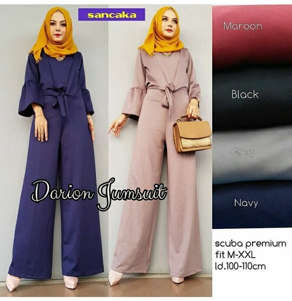 Detail Gambar Baju Muslim Dan Jumpsuit Nomer 14