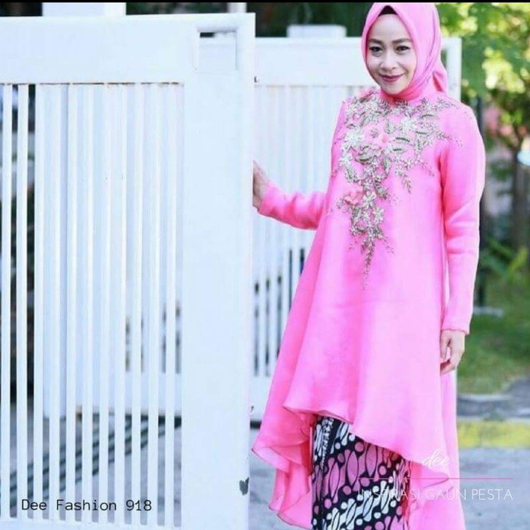 Detail Gambar Baju Muslim Dasar Organza Nomer 12