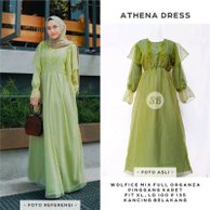 Detail Gambar Baju Muslim Dasar Organza Nomer 19