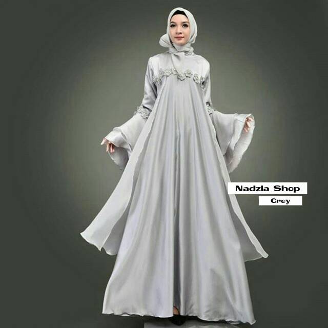 Detail Gambar Baju Muslim Dasar Organza Nomer 25