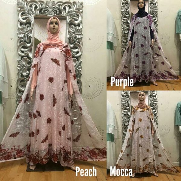 Detail Gambar Baju Muslim Dasar Organza Nomer 34