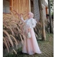 Detail Gambar Baju Muslim Dasar Organza Nomer 39