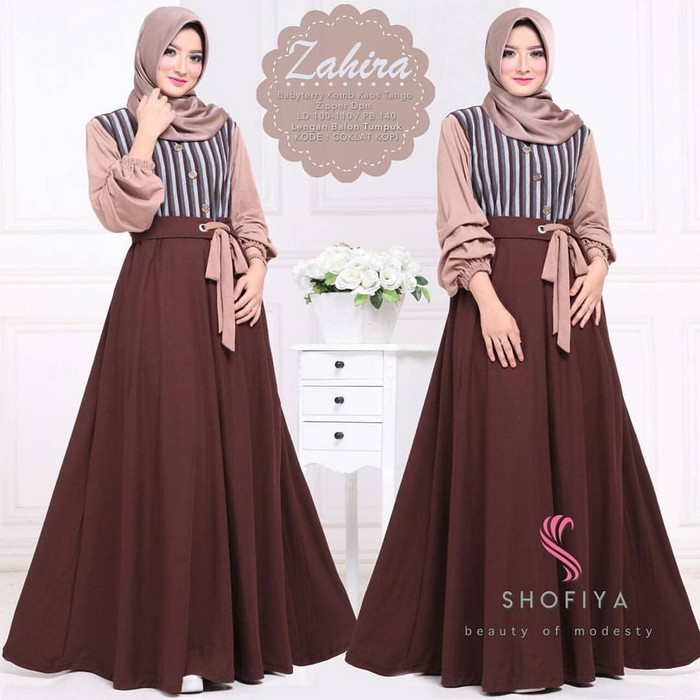Detail Gambar Baju Muslim Terbaru 2017 Nomer 13