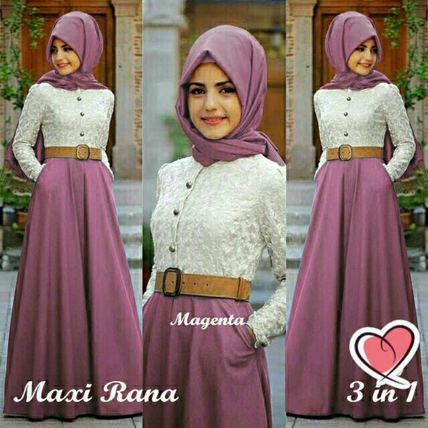 Detail Gambar Baju Muslim Terbaru 2017 Nomer 24