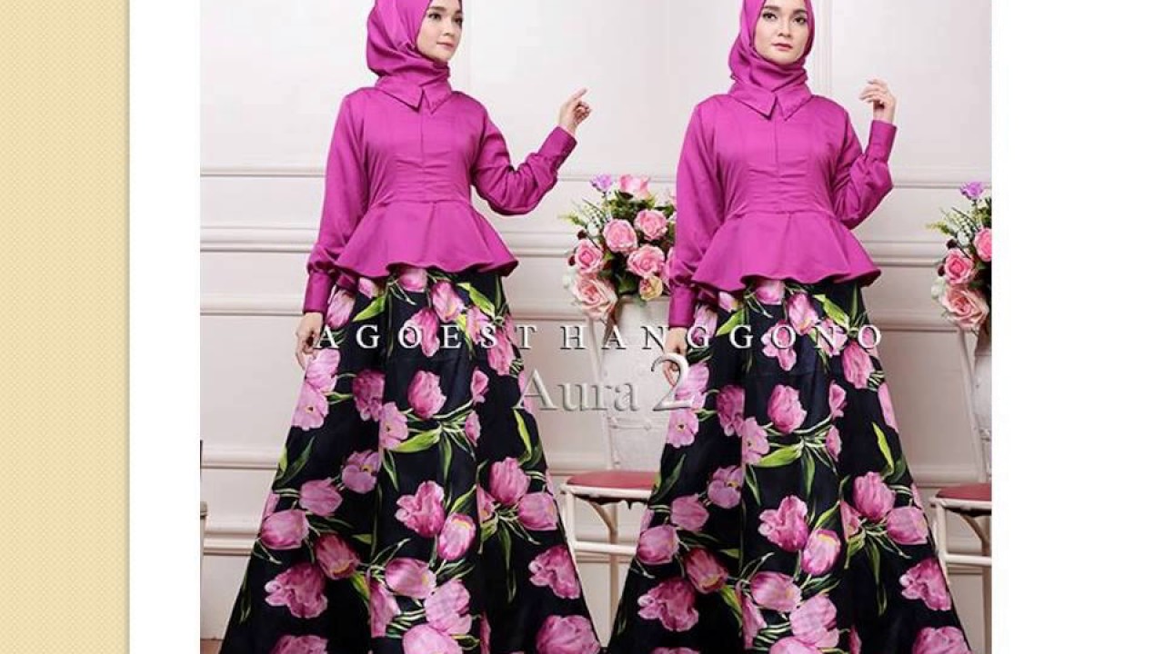 Detail Gambar Baju Muslim Terbaru 2017 Nomer 28