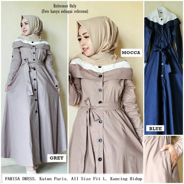 Detail Gambar Baju Muslim Terbaru 2017 Nomer 45