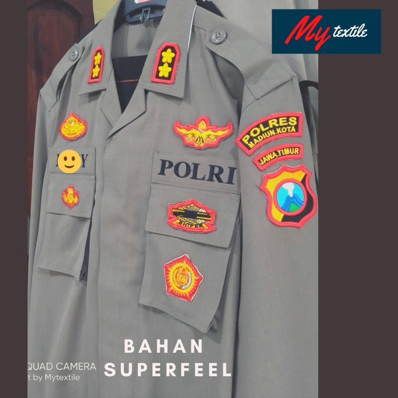 Detail Gambar Baju Pdl A1 Polri Nomer 20