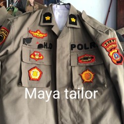 Detail Gambar Baju Pdl A1 Polri Nomer 50