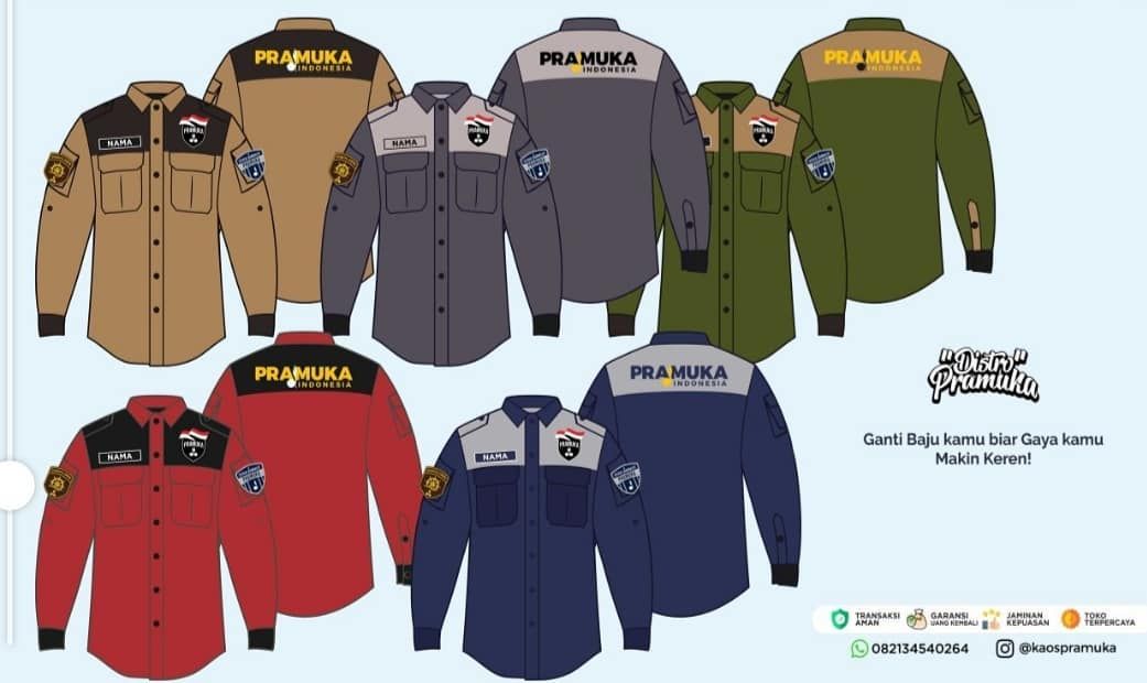 Detail Gambar Baju Pdl Pramuka Nomer 6