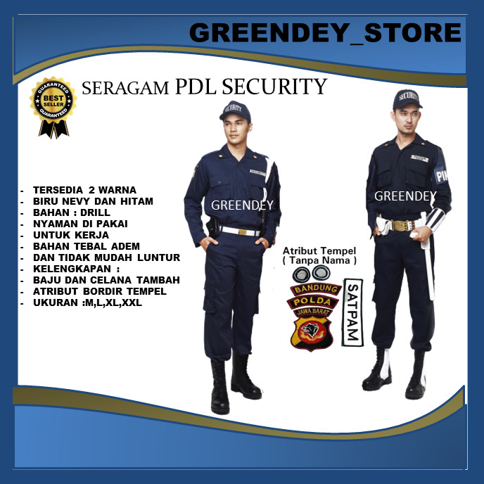 Detail Gambar Baju Pdl Security Nomer 40