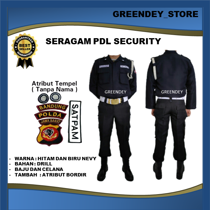 Detail Gambar Baju Pdl Security Nomer 55