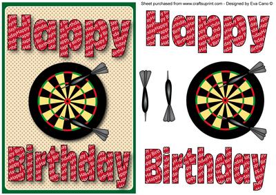 Happy Birthday Darts - KibrisPDR