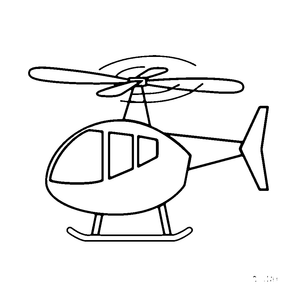 Detail Hubschrauber Zum Ausmalen Nomer 18