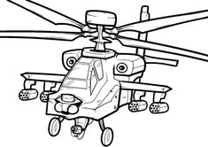 Detail Hubschrauber Zum Ausmalen Nomer 3