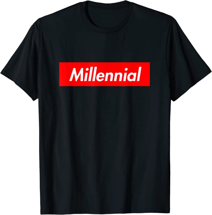 Detail Millennial T Shirt Nomer 2