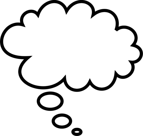 Detail Thinking Cloud Drawing Nomer 10