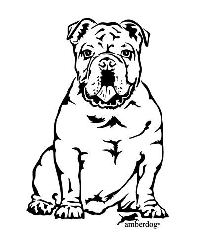 Detail Bulldogge Zeichnung Nomer 3