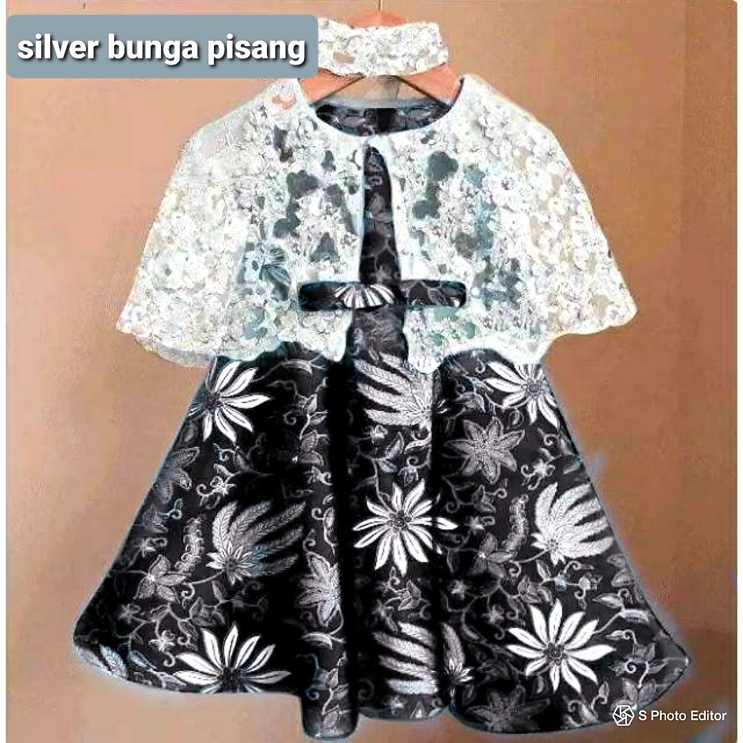 Detail Gambar Baju Pesta Anak Kombinasi Batik Nomer 28