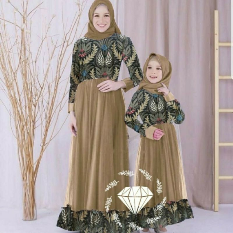 Detail Gambar Baju Pesta Anak Kombinasi Batik Nomer 39