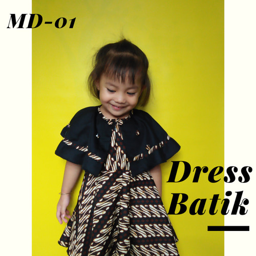 Detail Gambar Baju Pesta Anak Kombinasi Batik Nomer 41