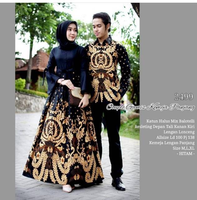 Detail Gambar Baju Pesta Anak Kombinasi Batik Nomer 45