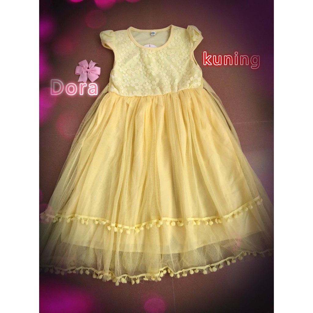 Detail Gambar Baju Pesta Bayi Warna Kuning Nomer 46