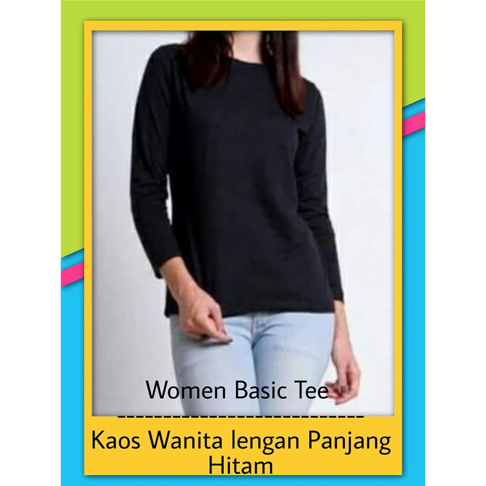 Detail Gambar Baju Polos Hitam Lengan Panjang Nomer 47