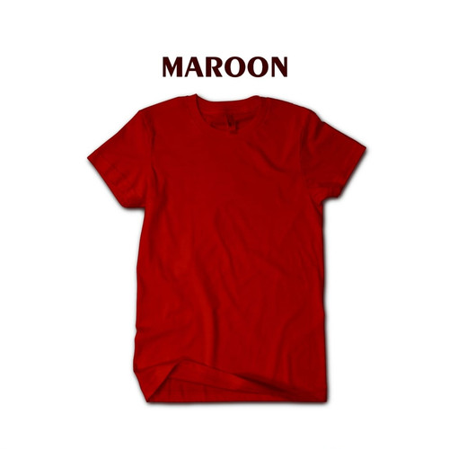 Detail Gambar Baju Polos Merah Maroon Nomer 41