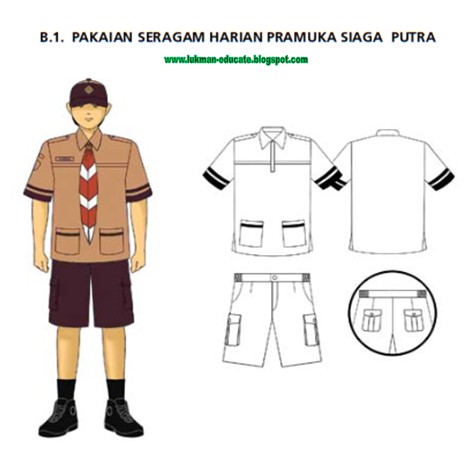 Detail Gambar Baju Pramuka Sd Lengkap Nomer 22