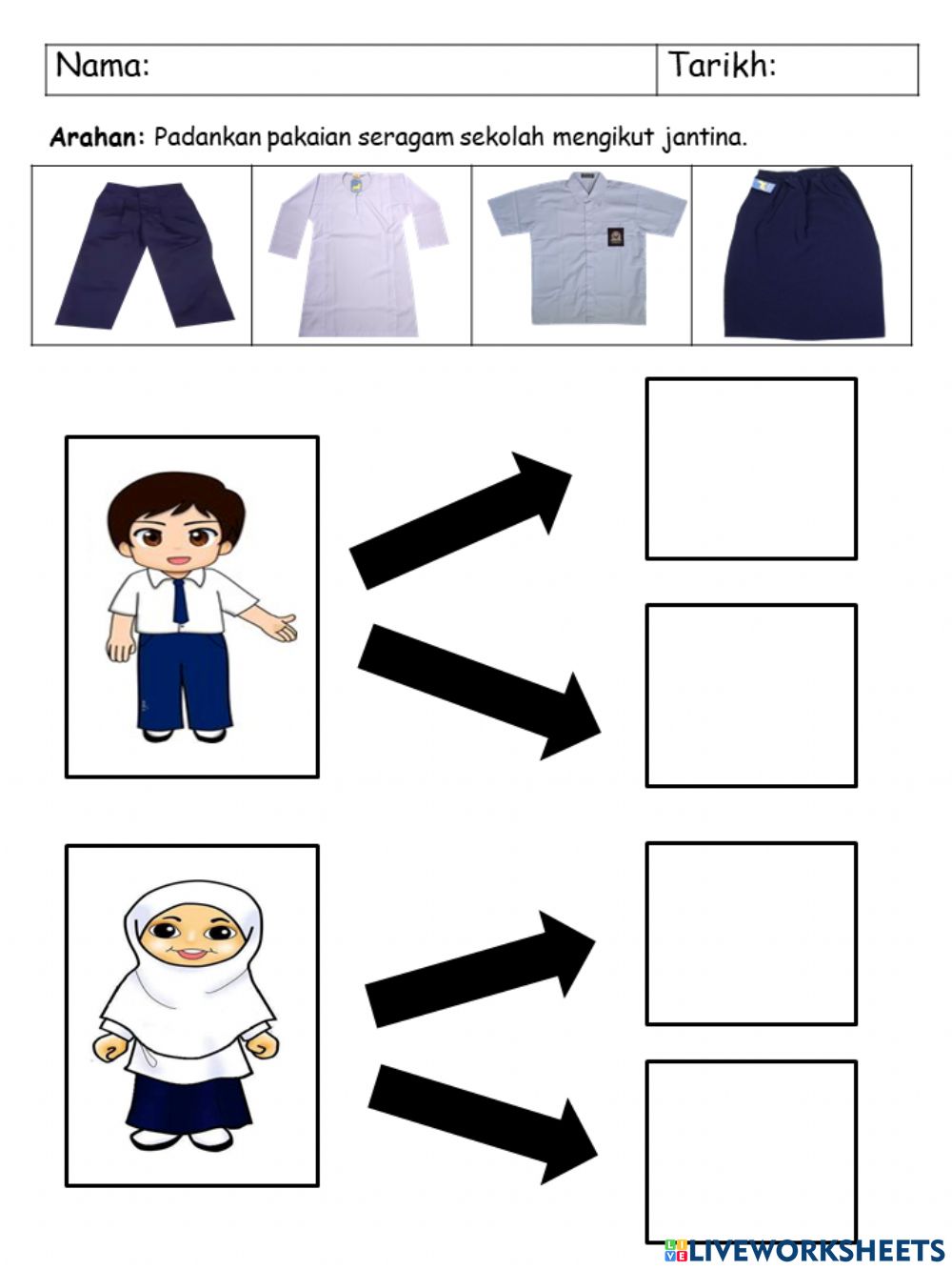 Detail Gambar Baju Seragam Sekolah Kartun Nomer 23