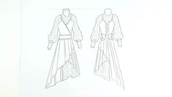 Detail Gambar Baju Sketsa Nomer 3