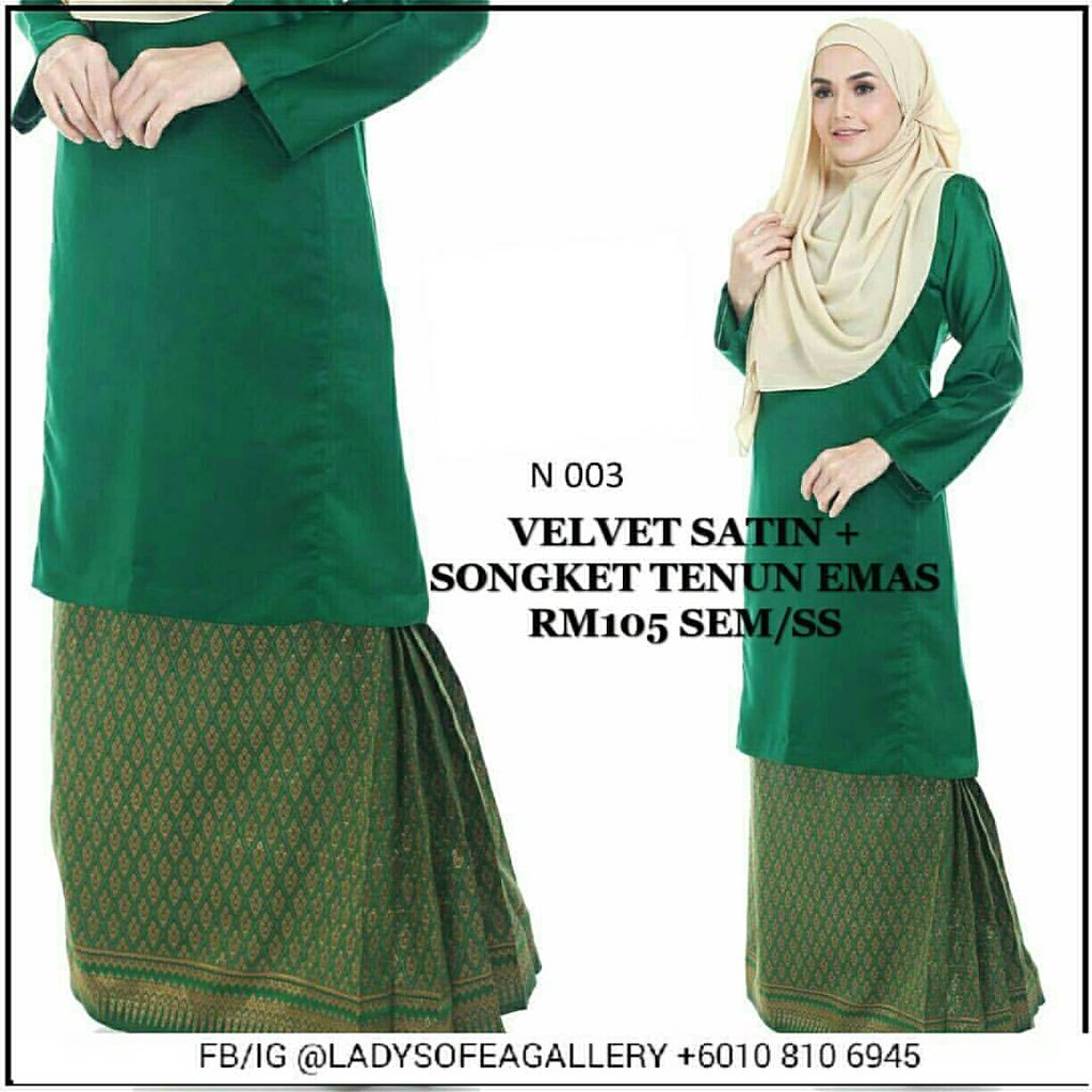 Detail Gambar Baju Songket Nomer 32