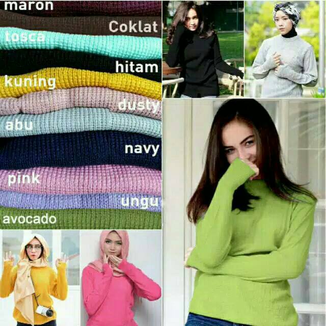 Detail Gambar Baju Sweater Rajut Nomer 2