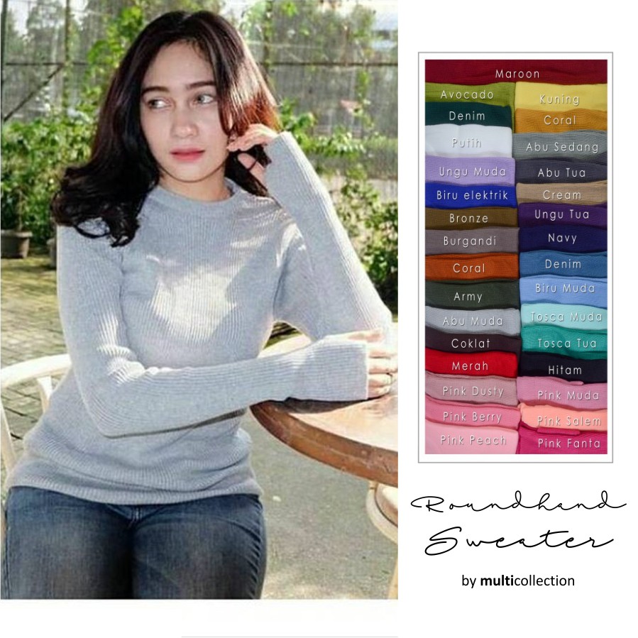 Detail Gambar Baju Sweater Rajut Nomer 16