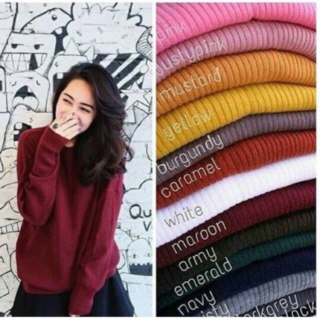 Detail Gambar Baju Sweater Rajut Nomer 3