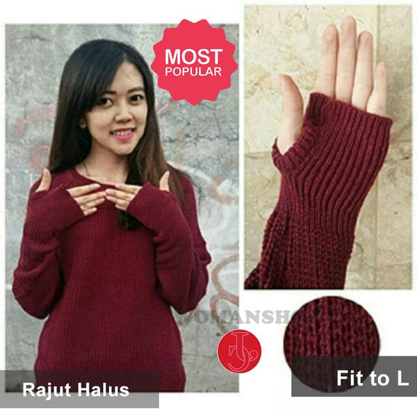 Detail Gambar Baju Sweater Rajut Nomer 8