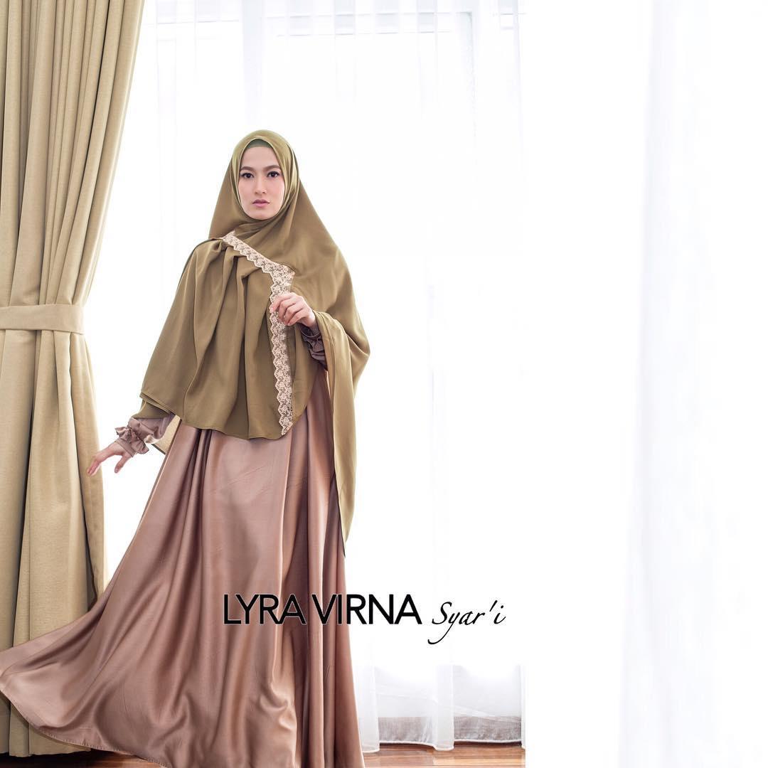 Detail Gambar Baju Syari Katun Lyra Virna Nomer 3