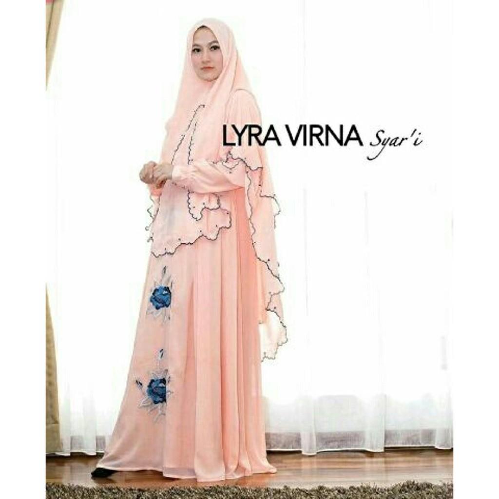 Detail Gambar Baju Syari Katun Lyra Virna Nomer 6